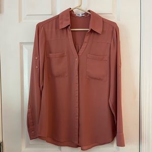 Salmon Pink Express Portofino blouse